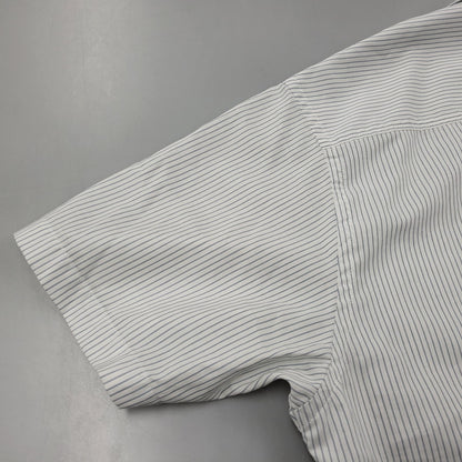 【中古品】【メンズ】 AMI ALEXANDRE MATTIUSSI アミアレクサンドレマチウシ COTTON CAMP COLLAR SHORT SLEEVE SHIRT コットン キャンプ カラー ショートスリーブ シャツ トップス 半袖 141-260522-cs-16-izu サイズ：XS カラー：ホワイト×ブルー 万代Net店