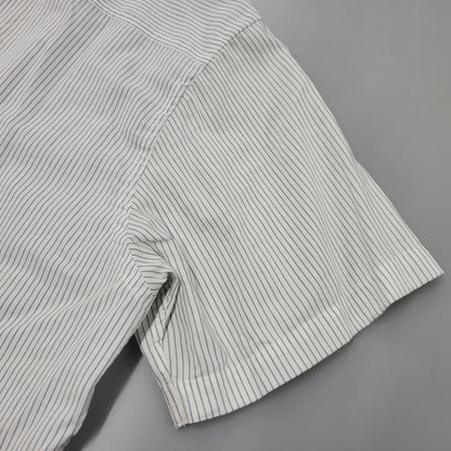【中古品】【メンズ】 AMI ALEXANDRE MATTIUSSI アミアレクサンドレマチウシ COTTON CAMP COLLAR SHORT SLEEVE SHIRT コットン キャンプ カラー ショートスリーブ シャツ トップス 半袖 141-260522-cs-16-izu サイズ：XS カラー：ホワイト×ブルー 万代Net店