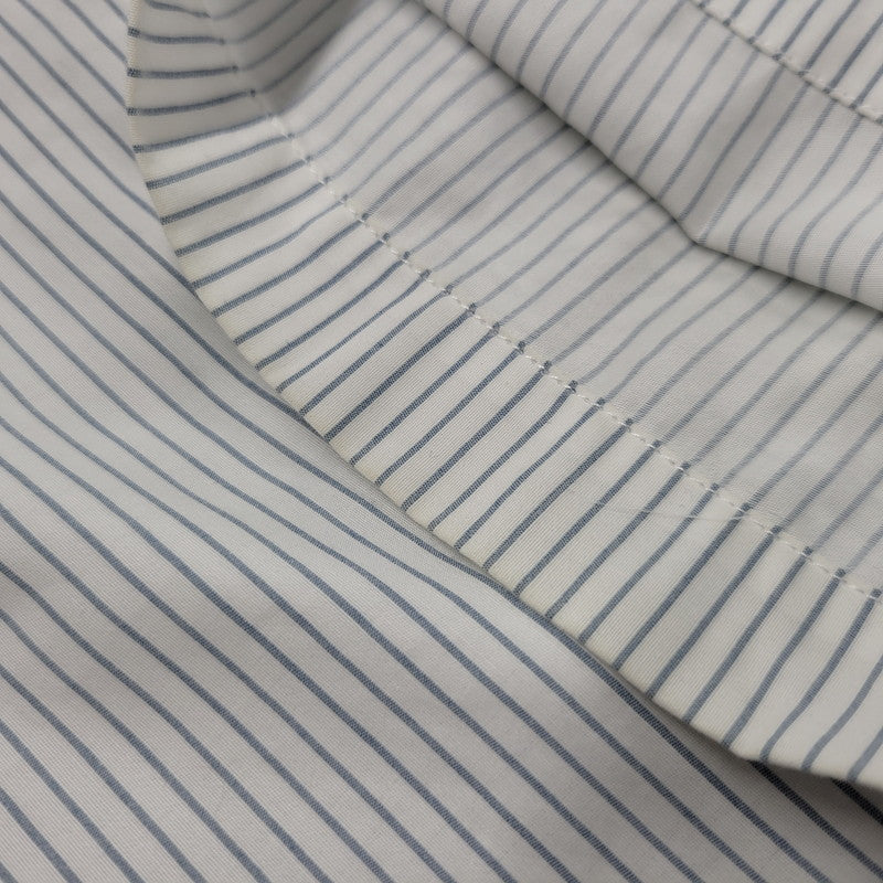 【中古品】【メンズ】 AMI ALEXANDRE MATTIUSSI アミアレクサンドレマチウシ COTTON CAMP COLLAR SHORT SLEEVE SHIRT コットン キャンプ カラー ショートスリーブ シャツ トップス 半袖 141-260522-cs-16-izu サイズ：XS カラー：ホワイト×ブルー 万代Net店