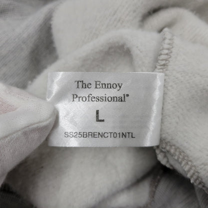 【中古品】【メンズ】 THE ENNOY PROFESSIONAL ザエンノイプロフェッショナル SS25BRENCT01NTL SWEAT SHIRT スウェットシャツ トップス 長袖 140-260522-cs-18-izu サイズ：L カラー：グレー 万代Net店