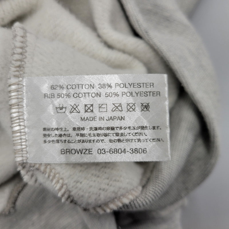 【中古品】【メンズ】 THE ENNOY PROFESSIONAL ザエンノイプロフェッショナル SS25BRENCT01NTL SWEAT SHIRT スウェットシャツ トップス 長袖 140-260522-cs-18-izu サイズ：L カラー：グレー 万代Net店