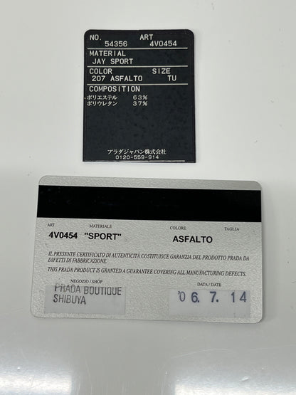 【現状渡し品】【メンズ】 PRADA SPORTS プラダ スポーツ CROSSBODY BAG 4V0454 クロスボディバッグ カバン ショルダーバッグ 178-260703-kk-03-hon カラー：グレー系 万代Net店