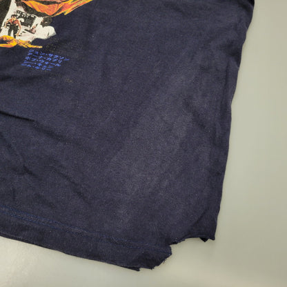 【現状渡し品】【メンズ】 SKY 燃えよドラゴンPRINT SS TEE プリント ショートスリーブ ティー トップス 半袖 146-260522-cs-15-izu サイズ：L カラー：ネイビー 万代Net店