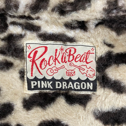 【中古品】【メンズ】 PINK DRAGON ピンクドラゴン ROCK A BEAT LAOPARD SHIRT レオパード シャツ トップス 146-260522-kh-03-izu カラー：ベージュ系×ブラウン 万代Net店