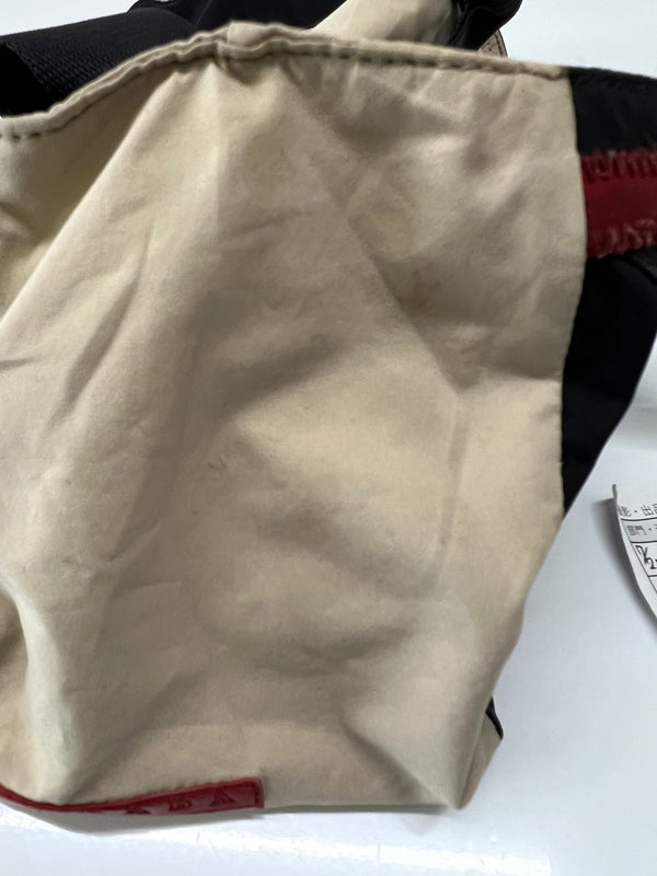 【現状渡し品】【メンズ】 PRADA SPORTS プラダスポーツ ハンドバッグ 4VA068 カバン ミニトート 178-260704-kk-02-hon カラー：ブラック/ベージュ 万代Net店
