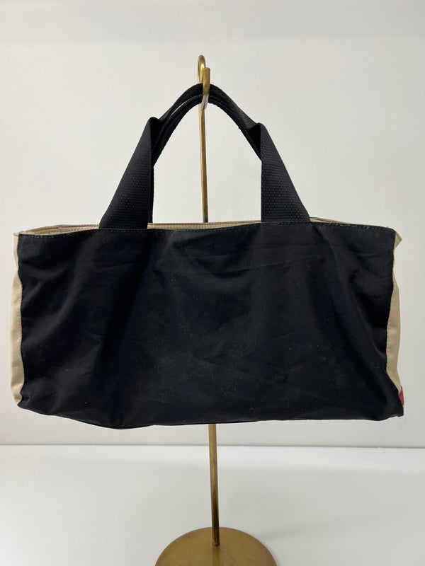 【現状渡し品】【メンズ】 PRADA SPORTS プラダスポーツ ハンドバッグ 4VA068 カバン ミニトート 178-260704-kk-02-hon カラー：ブラック/ベージュ 万代Net店