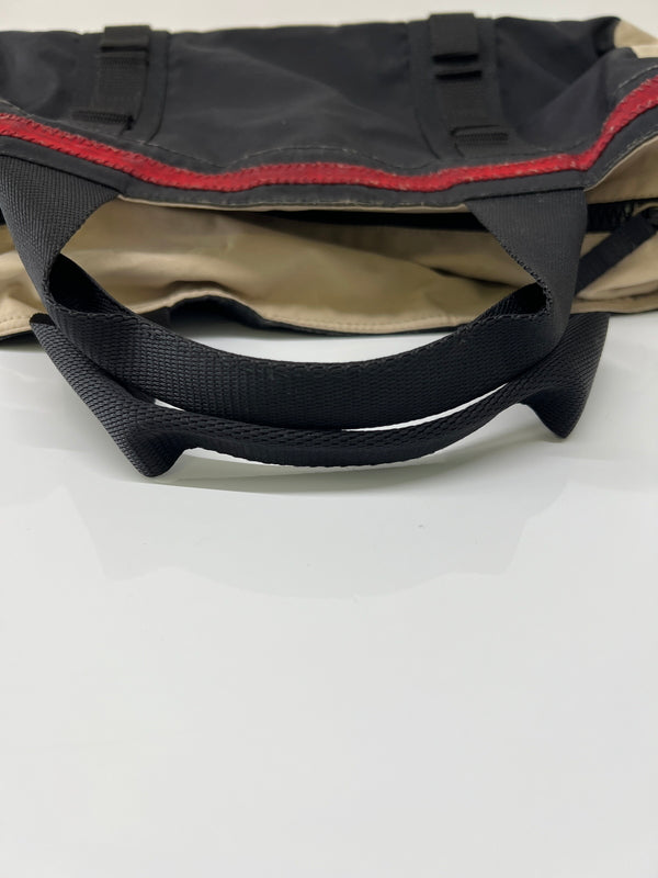 【現状渡し品】【メンズ】 PRADA SPORTS プラダスポーツ ハンドバッグ 4VA068 カバン ミニトート 178-260704-kk-02-hon カラー：ブラック/ベージュ 万代Net店