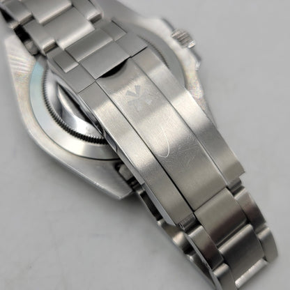 【中古品】【メンズ/レディース】 MEISTERART マイスターアート AUTOMATIC GMT MV5101 GMT自動巻き 腕時計 197-260522-as-01-izu カラー：シルバー 万代Net店