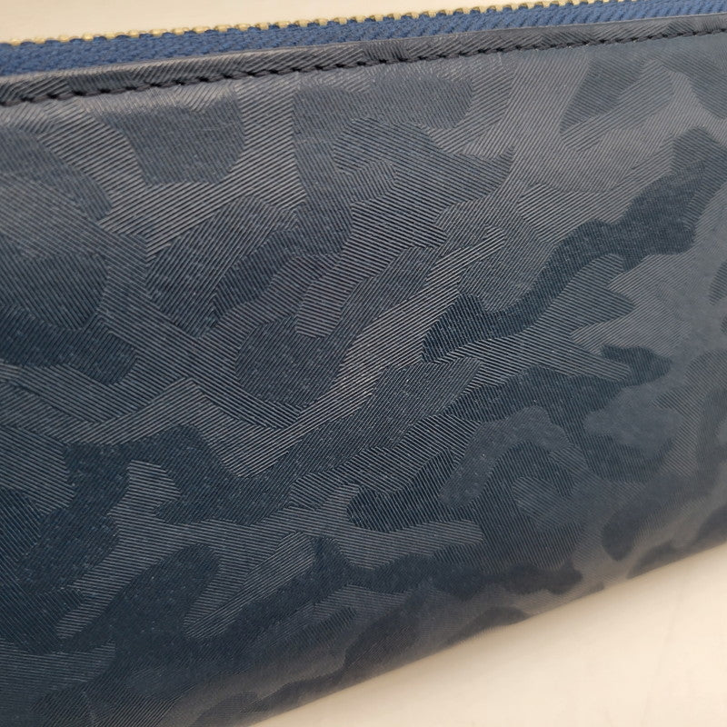 【中古品】【メンズ/レディース】 PORTER ポーター WONDER LONG WALLET 342-06033 ワンダー ロングウォレット 長財布 200-260522-as-03-izu カラー：ネイビー 万代Net店
