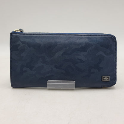 【中古品】【メンズ/レディース】 PORTER ポーター WONDER LONG WALLET 342-06033 ワンダー ロングウォレット 長財布 200-260522-as-03-izu カラー：ネイビー 万代Net店