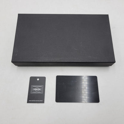 【中古品】【メンズ/レディース】 PORTER ポーター WONDER LONG WALLET 342-06033 ワンダー ロングウォレット 長財布 200-260522-as-03-izu カラー：ネイビー 万代Net店
