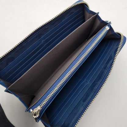 【中古品】【メンズ/レディース】 PORTER ポーター WONDER LONG WALLET 342-06033 ワンダー ロングウォレット 長財布 200-260522-as-03-izu カラー：ネイビー 万代Net店