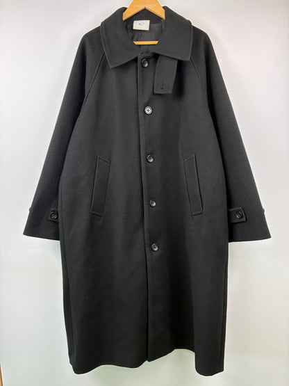 【中古品】【メンズ】 ENDER PRODUCTS エンダープロダクツ MELTON SOUTIEN COLLAR COAT PRco662 メルトン ステンカラーコート アウター 178-260705-kk-17-hon サイズ：M カラー：ブラック 万代Net店