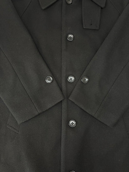 【中古品】【メンズ】 ENDER PRODUCTS エンダープロダクツ MELTON SOUTIEN COLLAR COAT PRco662 メルトン ステンカラーコート アウター 178-260705-kk-17-hon サイズ：M カラー：ブラック 万代Net店