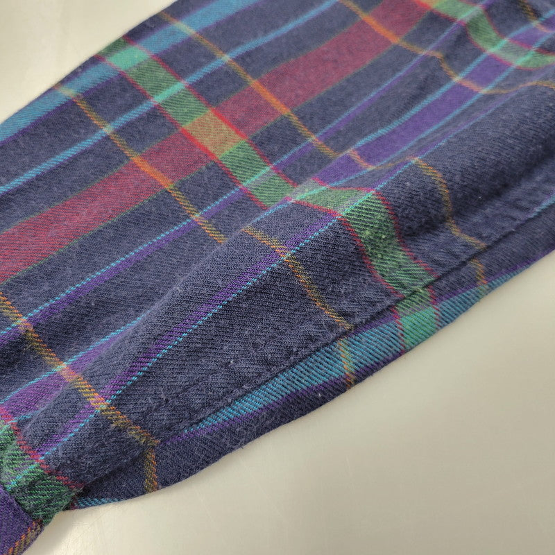 【中古品】【メンズ】 LOBO BY PENDLETON ロボ ペンドルトン CHECK L/S SHIRT チェック ロングスリーブ シャツ USA製 長袖 146-260610-as-14-izu サイズ：XL カラー：マルチカラー 万代Net店