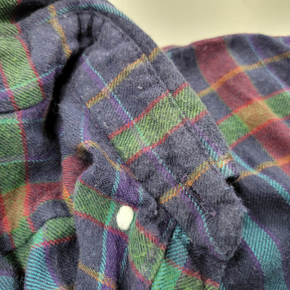 【中古品】【メンズ】 LOBO BY PENDLETON ロボ ペンドルトン CHECK L/S SHIRT チェック ロングスリーブ シャツ USA製 長袖 146-260610-as-14-izu サイズ：XL カラー：マルチカラー 万代Net店