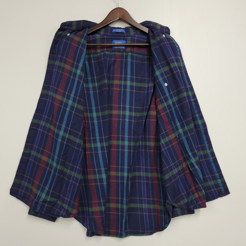 【中古品】【メンズ】 LOBO BY PENDLETON ロボ ペンドルトン CHECK L/S SHIRT チェック ロングスリーブ シャツ USA製 長袖 146-260610-as-14-izu サイズ：XL カラー：マルチカラー 万代Net店