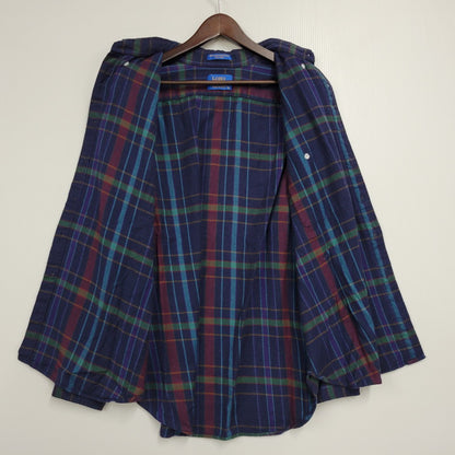 【中古品】【メンズ】 LOBO BY PENDLETON ロボ ペンドルトン CHECK L/S SHIRT チェック ロングスリーブ シャツ USA製 長袖 146-260610-as-14-izu サイズ：XL カラー：マルチカラー 万代Net店