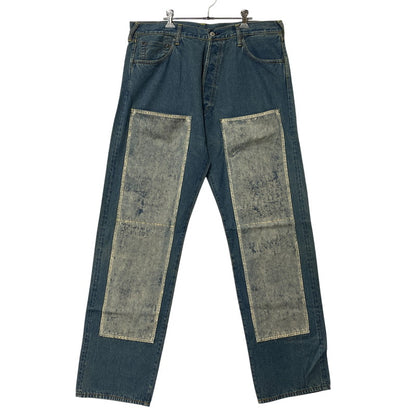 【中古品】【メンズ】 EVISU エヴィス LOT.0001 W カモメ DOUBLEKNEE PAINT DENIM PANTS ダブルニー ペイント デニム パンツ ボトムス 156-260522-kh-04-izu サイズ：38 カラー：インディゴ 万代Net店