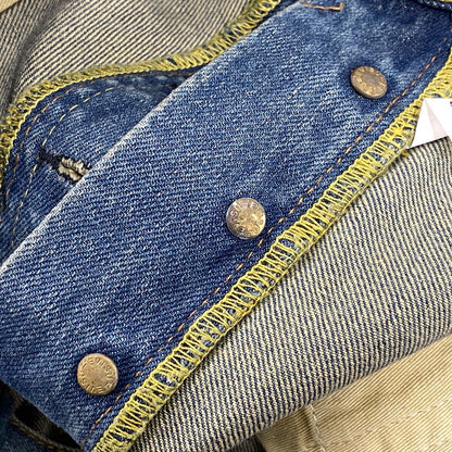 【中古品】【メンズ】 EVISU エヴィス LOT.0001 W カモメ DOUBLEKNEE PAINT DENIM PANTS ダブルニー ペイント デニム パンツ ボトムス 156-260522-kh-04-izu サイズ：38 カラー：インディゴ 万代Net店