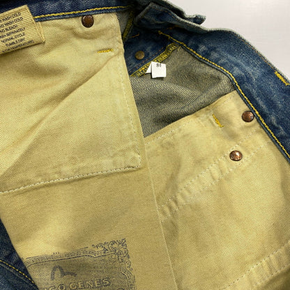 【中古品】【メンズ】 EVISU エヴィス LOT.0001 W カモメ DOUBLEKNEE PAINT DENIM PANTS ダブルニー ペイント デニム パンツ ボトムス 156-260522-kh-04-izu サイズ：38 カラー：インディゴ 万代Net店