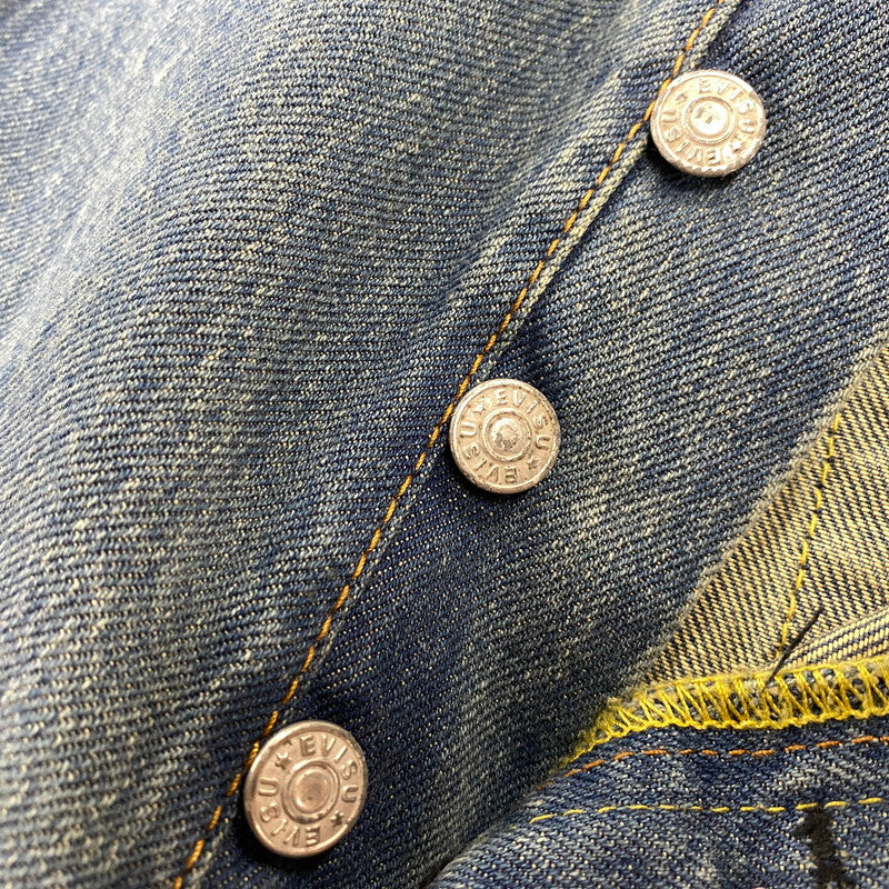 【中古品】【メンズ】 EVISU エヴィス LOT.0001 W カモメ DOUBLEKNEE PAINT DENIM PANTS ダブルニー ペイント デニム パンツ ボトムス 156-260522-kh-04-izu サイズ：38 カラー：インディゴ 万代Net店
