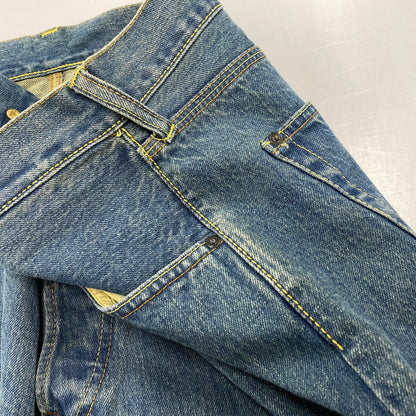【中古品】【メンズ】 EVISU エヴィス LOT.0001 W カモメ DOUBLEKNEE PAINT DENIM PANTS ダブルニー ペイント デニム パンツ ボトムス 156-260522-kh-04-izu サイズ：38 カラー：インディゴ 万代Net店