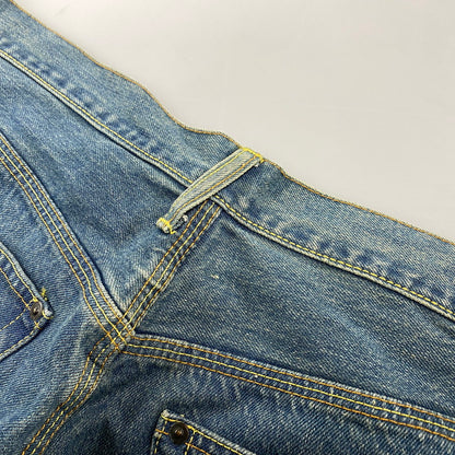 【中古品】【メンズ】 EVISU エヴィス LOT.0001 W カモメ DOUBLEKNEE PAINT DENIM PANTS ダブルニー ペイント デニム パンツ ボトムス 156-260522-kh-04-izu サイズ：38 カラー：インディゴ 万代Net店