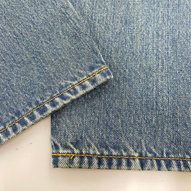 【中古品】【メンズ】 EVISU エヴィス LOT.0001 W カモメ DOUBLEKNEE PAINT DENIM PANTS ダブルニー ペイント デニム パンツ ボトムス 156-260522-kh-04-izu サイズ：38 カラー：インディゴ 万代Net店