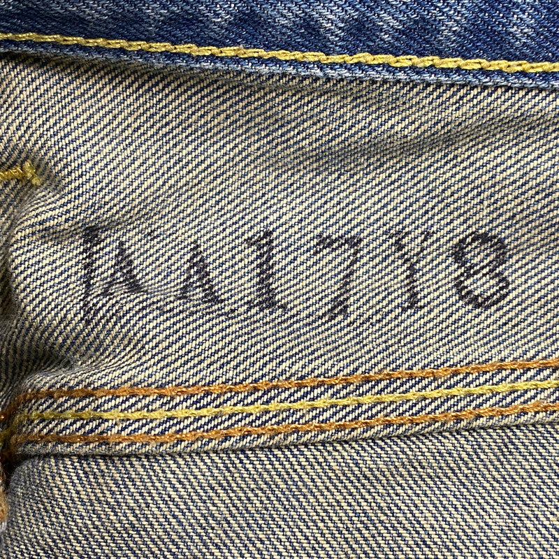 【中古品】【メンズ】 EVISU エヴィス LOT.0001 W カモメ DOUBLEKNEE PAINT DENIM PANTS ダブルニー ペイント デニム パンツ ボトムス 156-260522-kh-04-izu サイズ：38 カラー：インディゴ 万代Net店