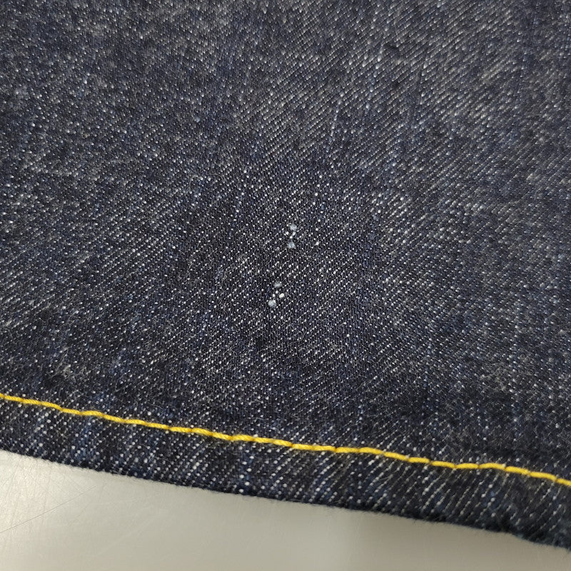 【中古品】【メンズ】 EVISU エヴィス PAINT CINCH BACK DENIM PANTS ペイント シンチバック デニムパンツ 大黒様 刺繍 カモメ ジーンズ 156-260522-as-19-izu サイズ：32 カラー：インディゴ 万代Net店