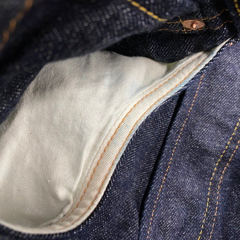 【中古品】【メンズ】 EVISU エヴィス LOT:2020 新恵美寿神頭 カモメ 目 PAINT DENIM PANTS ペイント デニム パンツ ボトムス 156-260522-kh-06-izu サイズ：42×32 カラー：インディゴ 万代Net店
