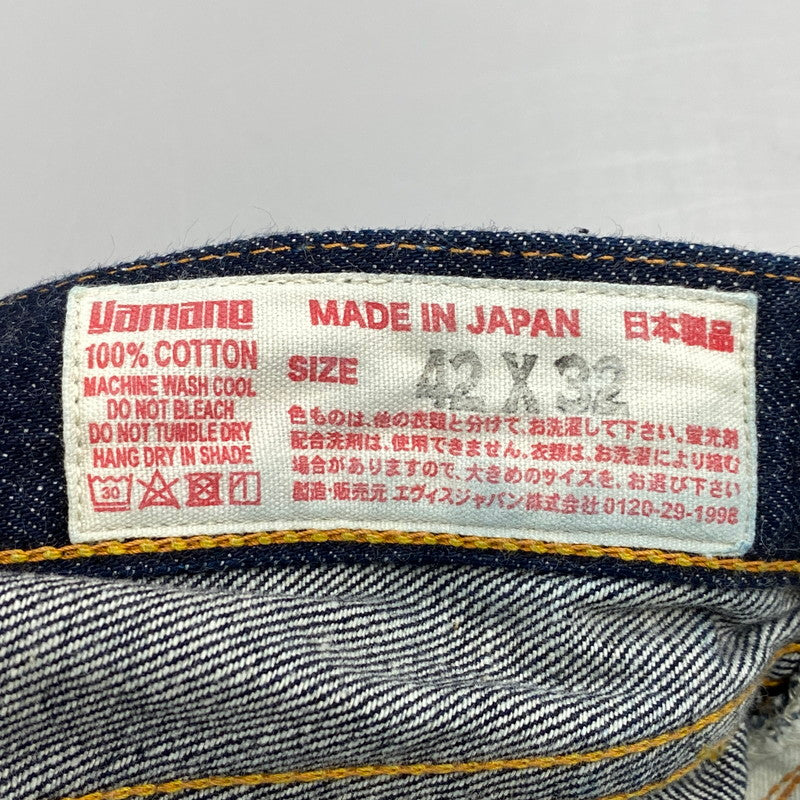 【中古品】【メンズ】 EVISU エヴィス LOT:2020 新恵美寿神頭 カモメ 目 PAINT DENIM PANTS ペイント デニム パンツ ボトムス 156-260522-kh-06-izu サイズ：42×32 カラー：インディゴ 万代Net店
