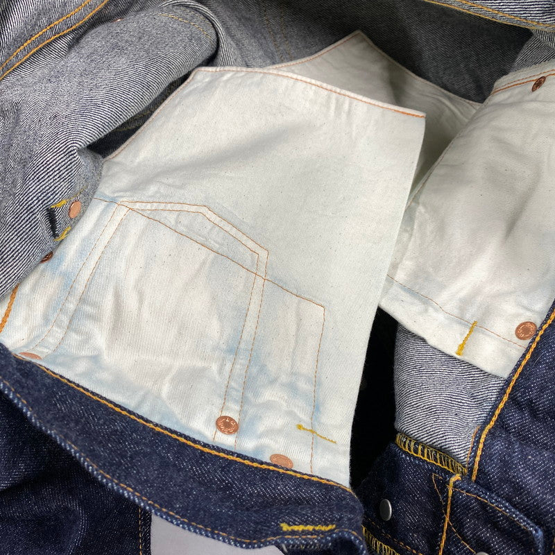 【中古品】【メンズ】 EVISU エヴィス LOT:2020 新恵美寿神頭 カモメ 目 PAINT DENIM PANTS ペイント デニム パンツ ボトムス 156-260522-kh-06-izu サイズ：42×32 カラー：インディゴ 万代Net店