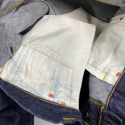 【中古品】【メンズ】 EVISU エヴィス LOT:2020 新恵美寿神頭 カモメ 目 PAINT DENIM PANTS ペイント デニム パンツ ボトムス 156-260522-kh-06-izu サイズ：42×32 カラー：インディゴ 万代Net店