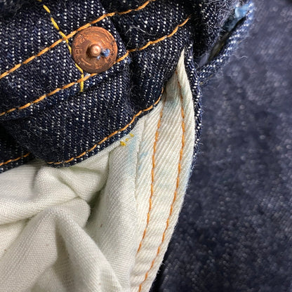 【中古品】【メンズ】 EVISU エヴィス LOT.2001 W カモメ PAINT DENIM PANTS ペイント デニム パンツ ボトムス 156-260522-kh-05-izu サイズ：42×32 カラー：インディゴ 万代Net店