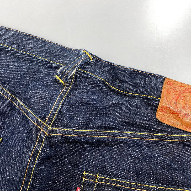 【中古品】【メンズ】 EVISU エヴィス LOT.2001 W カモメ PAINT DENIM PANTS ペイント デニム パンツ ボトムス 156-260522-kh-05-izu サイズ：42×32 カラー：インディゴ 万代Net店