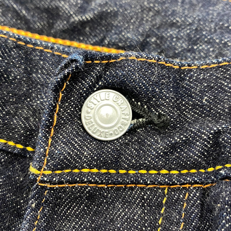 【中古品】【メンズ】 EVISU エヴィス LOT.2001 W カモメ PAINT DENIM PANTS ペイント デニム パンツ ボトムス 156-260522-kh-05-izu サイズ：42×32 カラー：インディゴ 万代Net店