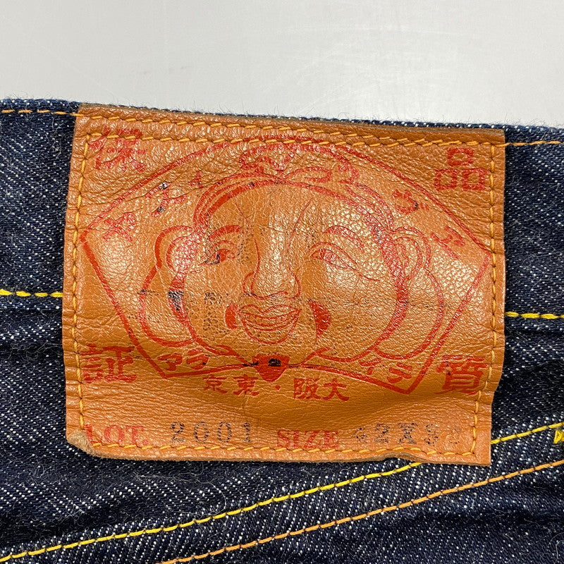 【中古品】【メンズ】 EVISU エヴィス LOT.2001 W カモメ PAINT DENIM PANTS ペイント デニム パンツ ボトムス 156-260522-kh-05-izu サイズ：42×32 カラー：インディゴ 万代Net店