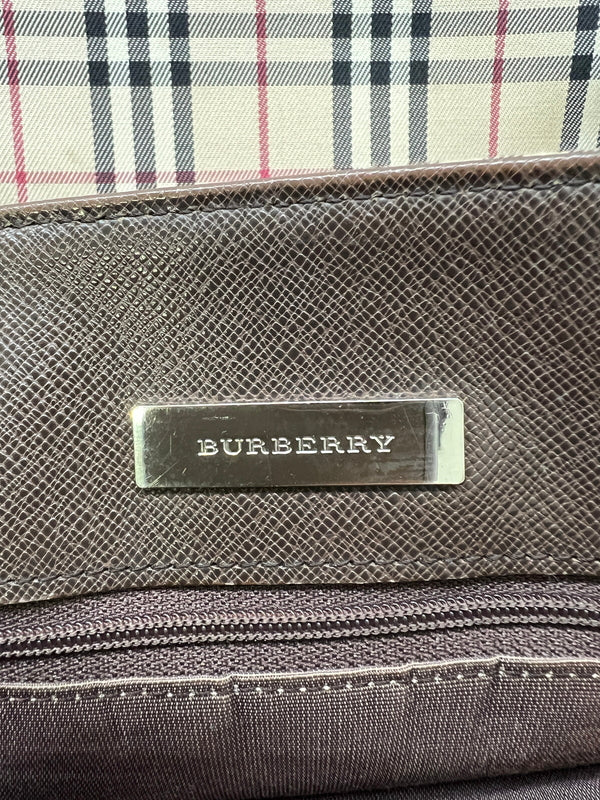 【中古品】【レディース】 BURBERRY バーバリー NOVA CHECK CANVAS TOTE BAG ノバチェック キャンバス トートバッグ カバン 178-260704-kk-03-hon カラー：ベージュ 万代Net店