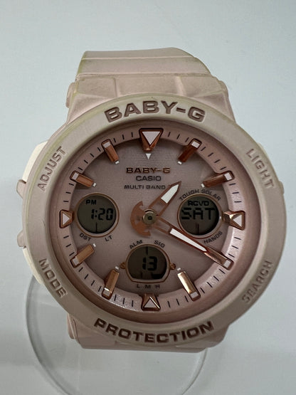 【現状渡し品】【レディース】 CASIO カシオ BABY-G BEACH TRAVELER SERIES BGA-2500-4AJF ベイビージー ビーチ・トラベラー・シリーズ クォーツ 腕時計 G-SHOCK 178-260706-kk-06-hon カラー：ピンク 万代Net店