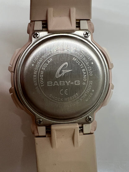 【現状渡し品】【レディース】 CASIO カシオ BABY-G BEACH TRAVELER SERIES BGA-2500-4AJF ベイビージー ビーチ・トラベラー・シリーズ クォーツ 腕時計 G-SHOCK 178-260706-kk-06-hon カラー：ピンク 万代Net店