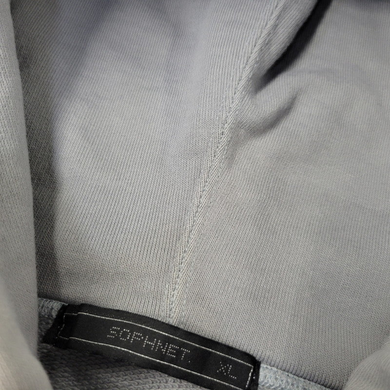【中古品】【メンズ】 SOPHNET. ソフネット SOPH-222042 BANDANA STAR ELBOW PATCHED BIG SWEAT HOODIE バンダナ スター エルボー パッチ ビッグ スウェット フーディー トップス 長袖 142-260710-cs-18-izu サイズ：XL カラー：グレー系 万代Net店