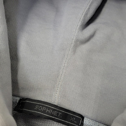 【中古品】【メンズ】 SOPHNET. ソフネット SOPH-222042 BANDANA STAR ELBOW PATCHED BIG SWEAT HOODIE バンダナ スター エルボー パッチ ビッグ スウェット フーディー トップス 長袖 142-260710-cs-18-izu サイズ：XL カラー：グレー系 万代Net店