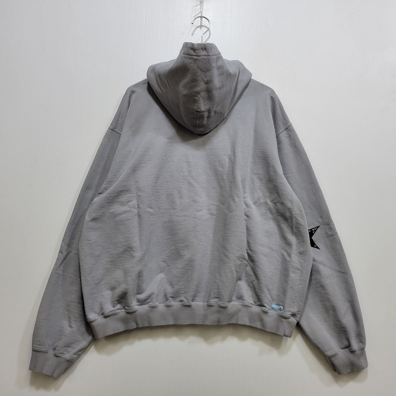 【中古品】【メンズ】 SOPHNET. ソフネット SOPH-222042 BANDANA STAR ELBOW PATCHED BIG SWEAT HOODIE バンダナ スター エルボー パッチ ビッグ スウェット フーディー トップス 長袖 142-260710-cs-18-izu サイズ：XL カラー：グレー系 万代Net店