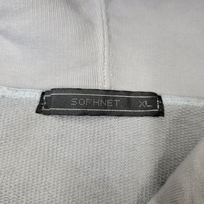 【中古品】【メンズ】 SOPHNET. ソフネット SOPH-222042 BANDANA STAR ELBOW PATCHED BIG SWEAT HOODIE バンダナ スター エルボー パッチ ビッグ スウェット フーディー トップス 長袖 142-260710-cs-18-izu サイズ：XL カラー：グレー系 万代Net店