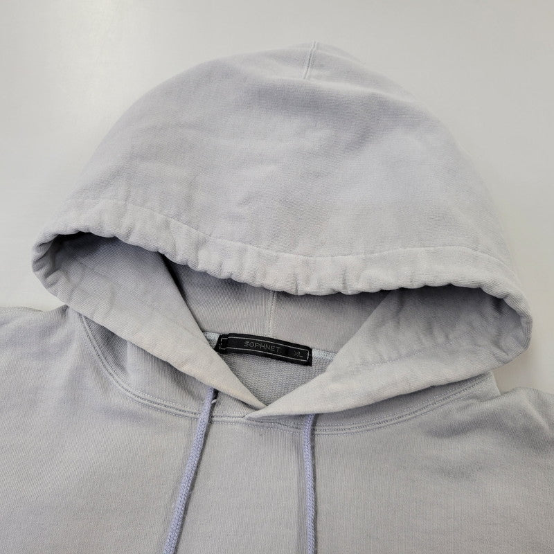 【中古品】【メンズ】 SOPHNET. ソフネット SOPH-222042 BANDANA STAR ELBOW PATCHED BIG SWEAT HOODIE バンダナ スター エルボー パッチ ビッグ スウェット フーディー トップス 長袖 142-260710-cs-18-izu サイズ：XL カラー：グレー系 万代Net店