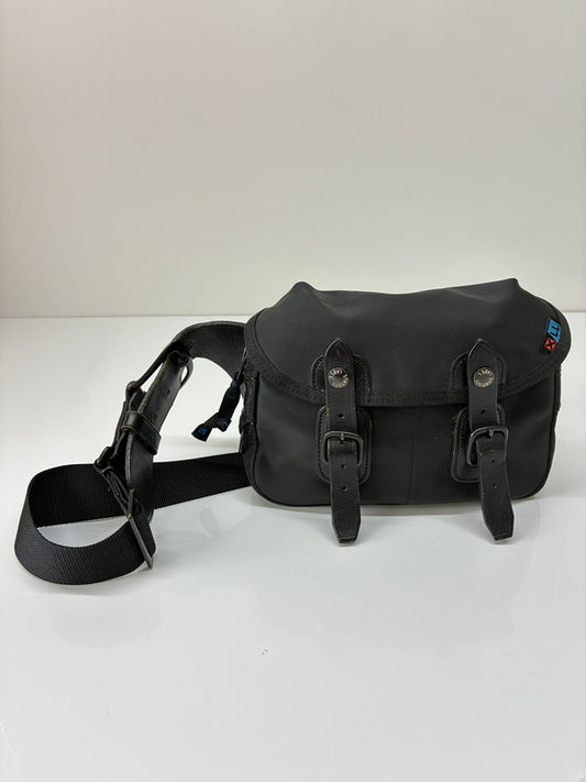 【中古品】【メンズ】 LUGGAGE LABEL ラゲッジレーベル LEATHER BELT NYLON WAIST BAG レザーベルト ナイロンウエストバッグ カバン 178-260705-kk-20-hon カラー：ブラック 万代Net店