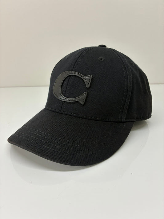 【中古品】【メンズ】 COACH コーチ SIGNATURE LOGO CAP 75703 シグネチャーロゴ キャップ 帽子 178-260705-kk-21-hon カラー：ブラック 万代Net店