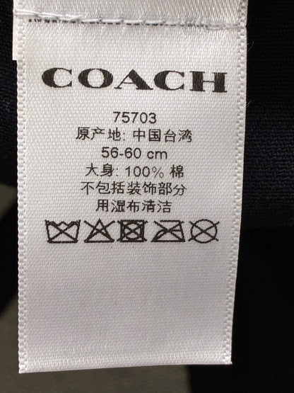 【中古品】【メンズ】 COACH コーチ SIGNATURE LOGO CAP 75703 シグネチャーロゴ キャップ 帽子 178-260705-kk-21-hon カラー：ブラック 万代Net店